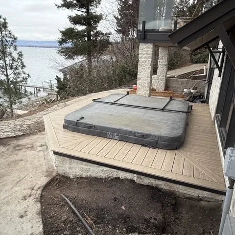 Custom Hot Tub Decks — project photo