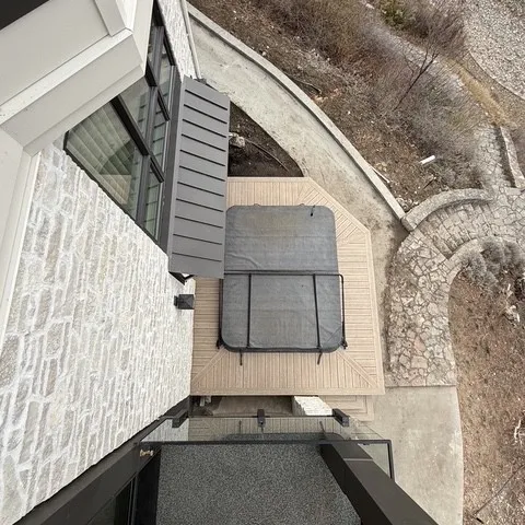Custom Hot Tub Decks — project photo