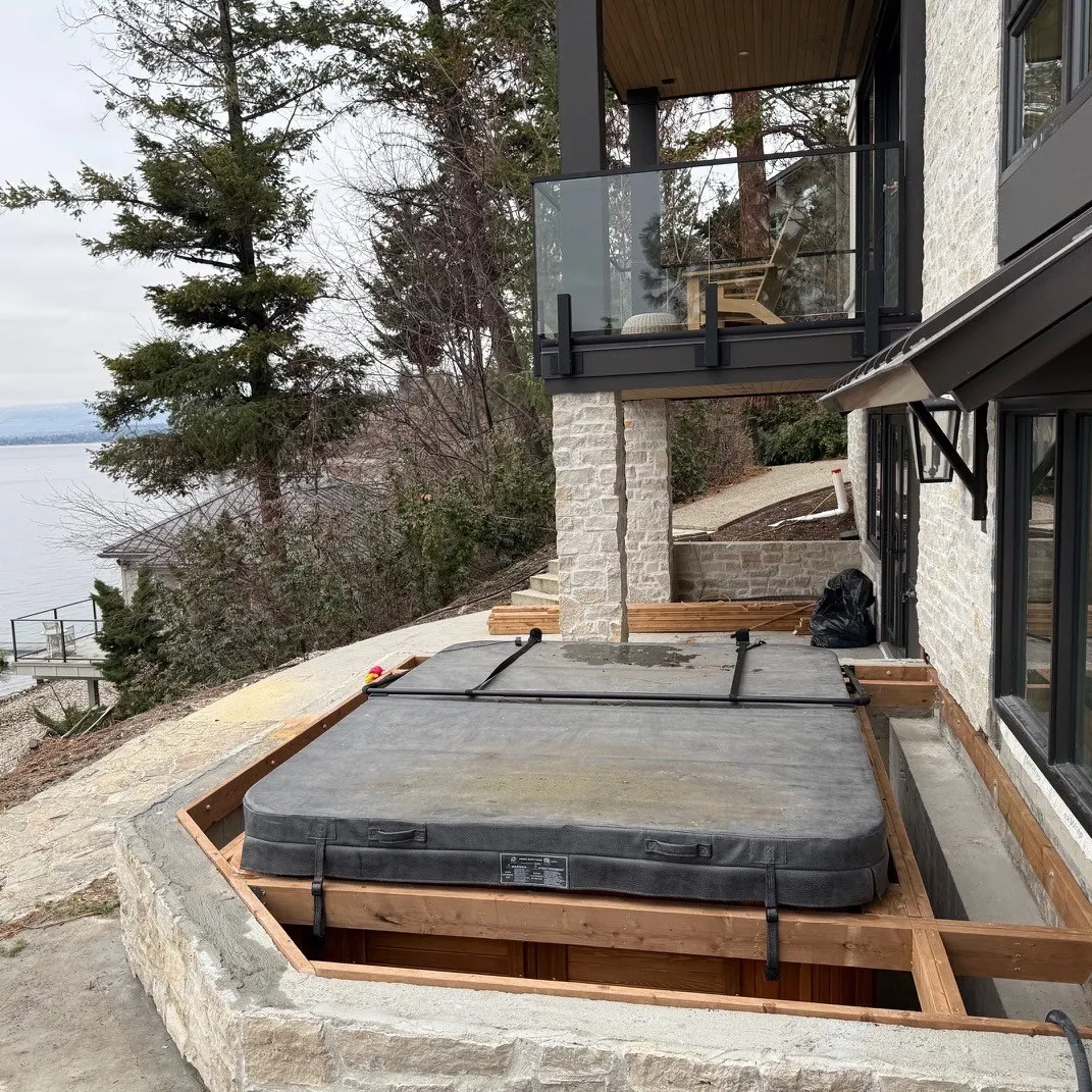 Custom Hot Tub Decks — project photo