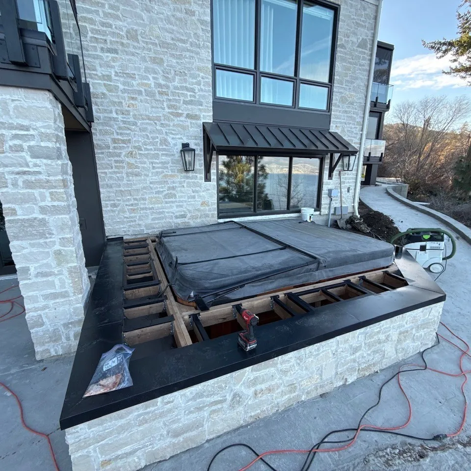 Custom Hot Tub Decks — project photo