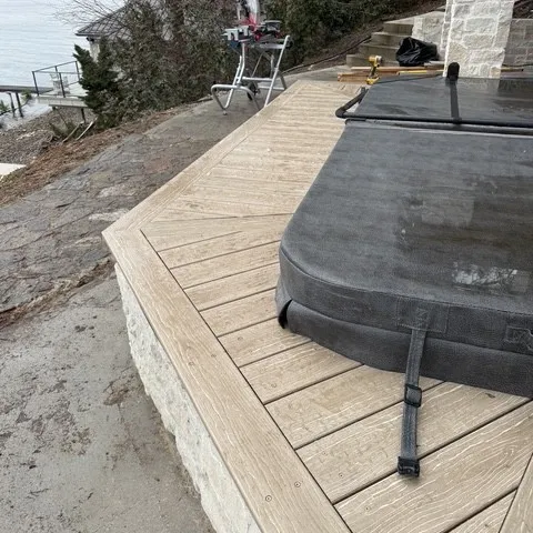 Custom Hot Tub Decks — project photo